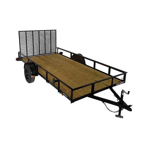 TowRight76 Inch by 14 Foot Single Axle Utility Trailer