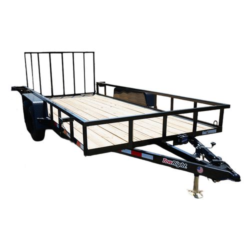 TowRight 82 Inch by 16 Foot Tandem Axle Trailer 7,000 GVWR