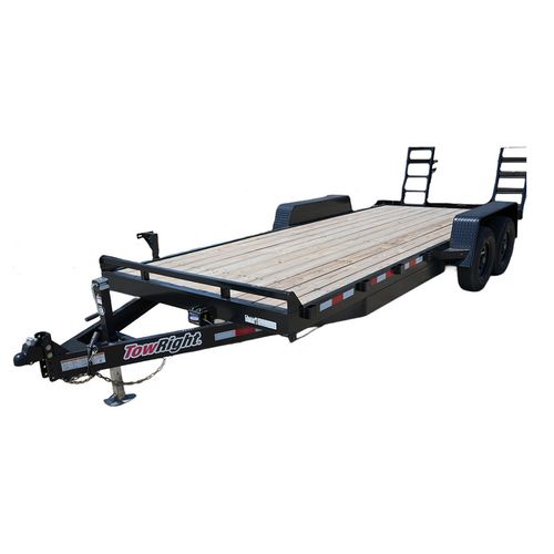 TowRight 82 Inch by 18 Foot 7,000 GVWR Car Hauler Trailer