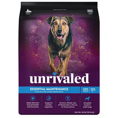 Unrivaled Essential Maintenance Dog Food 40 Pound Bag