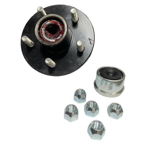 Pre-Greased 5 Bolt on 4.5 in. Idler Hub Kit