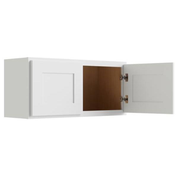 Cnc Cabinetry 36" W X 15" H Wall Cabinet, Luxor White