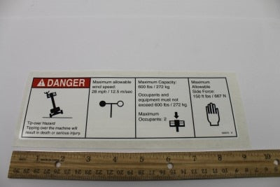 Genie Part # 160575GT – Decal