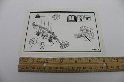 Genie Part # 160683GT – Transport Diagram Decal
