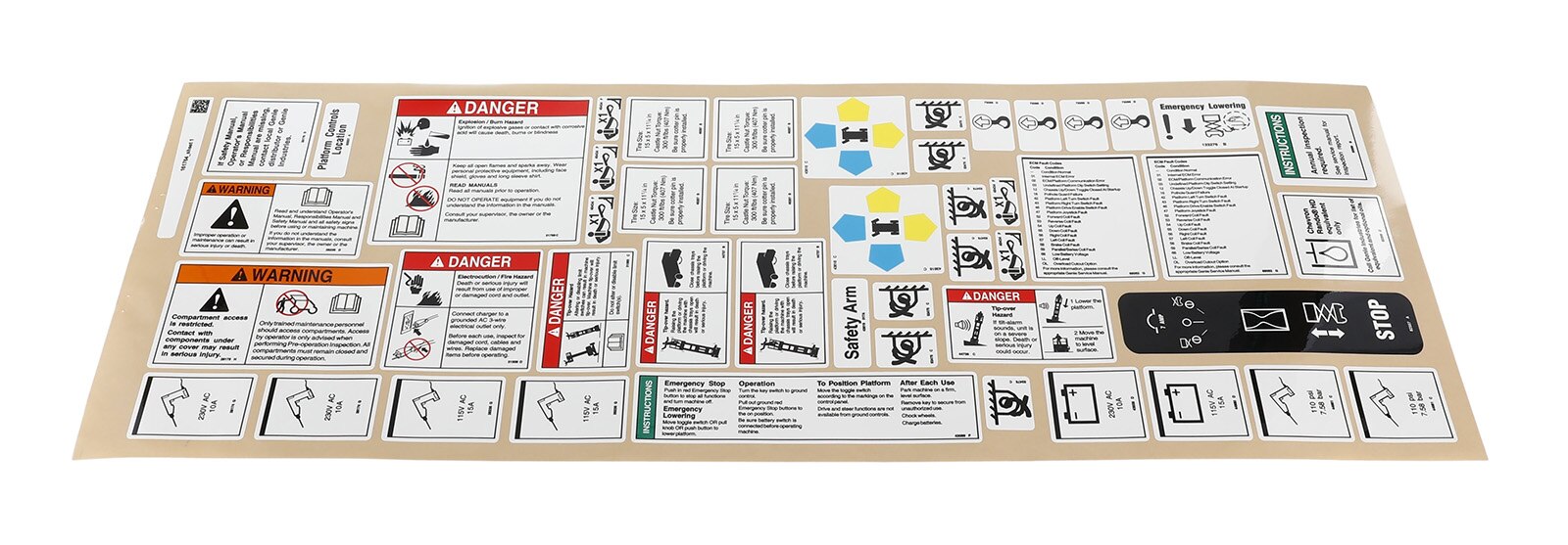 Genie Part # 161764GT – Decal Kit