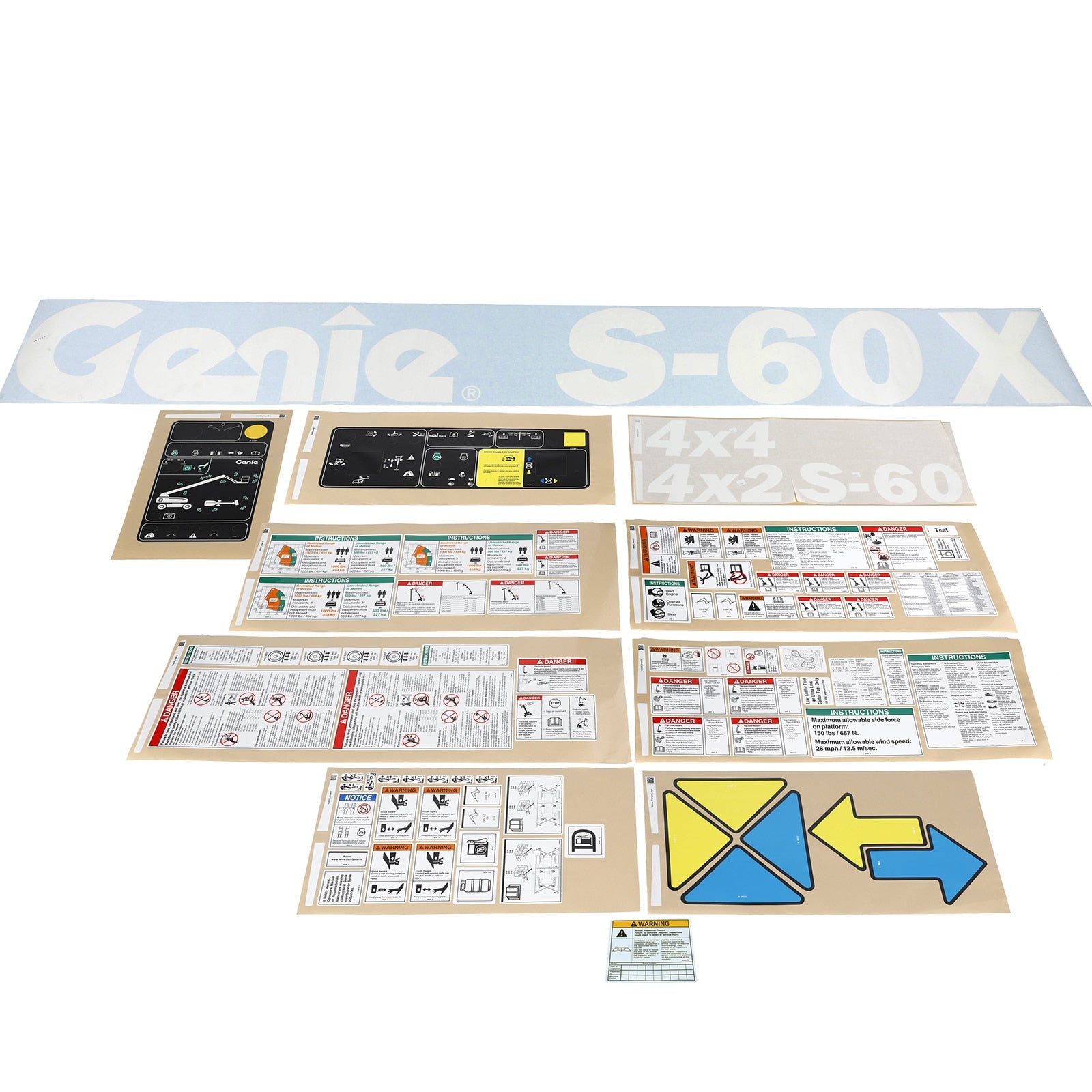 Genie Part # 162023GT – Decal Kit