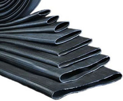 Kuriyama Gatorflow 2 1/2 in. Black Nitrile/PVC Oil & Weather Resistant Rubber Discharge Hose - Hose Only - 200 ft.