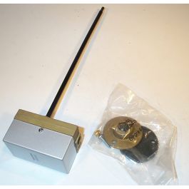 Siemens 184-0001 Temperature Transmitter W/9"Rigid Bulb D/A 35°F-135°F 1-Pipe
