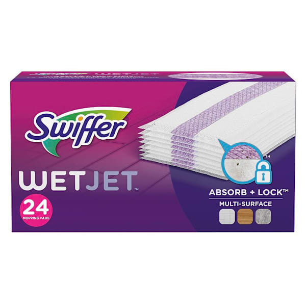 Swiffer Wet Jet Cleaning Pad Refill Package Of 24