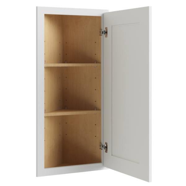 Cnc Cabinetry Luxor White Wall End Cabinet 12.25w X 36h