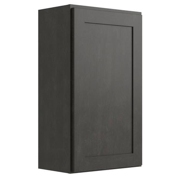 Cnc Cabinetry Luxor Smoky Grey Wall Cabinet 15w X 36h