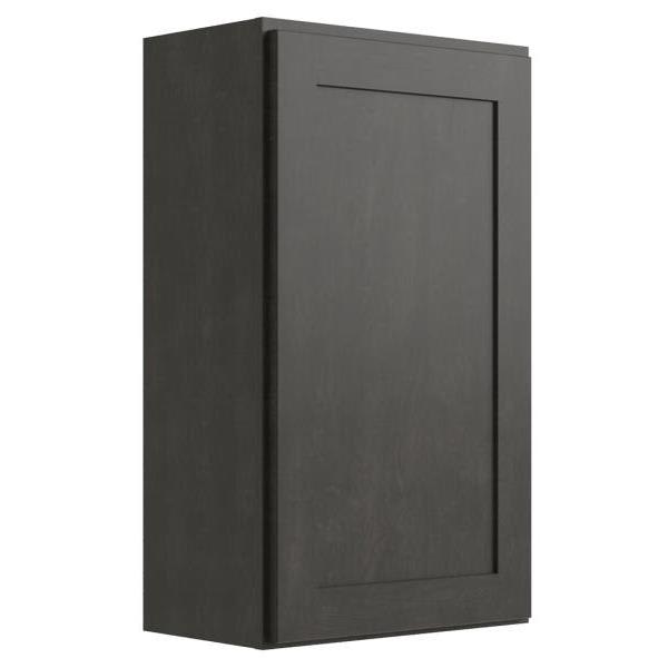 Cnc Cabinetry Luxor Smoky Grey Wall Cabinet 21w X 36h