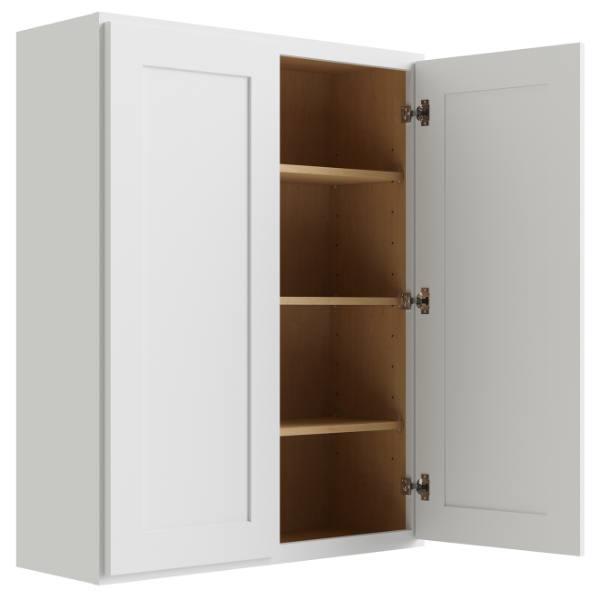 Cnc Cabinetry Luxor White Wall Cabinet 36w X 42h