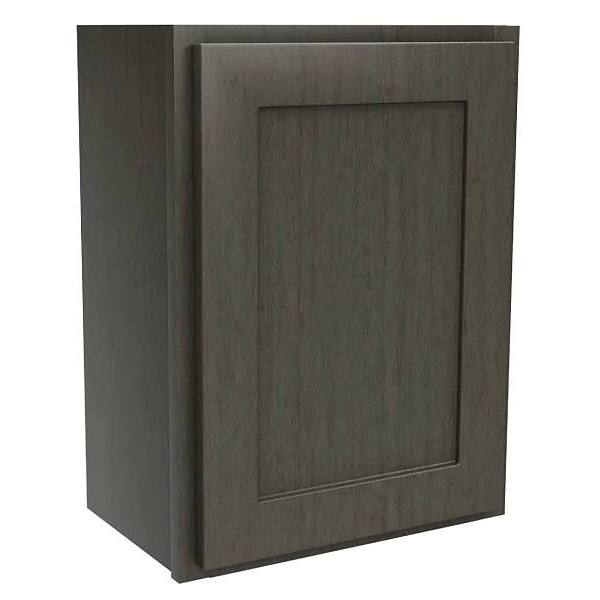 Cnc Cabinetry Luxor Smoky Grey Wall Cabinet 18w X 24h