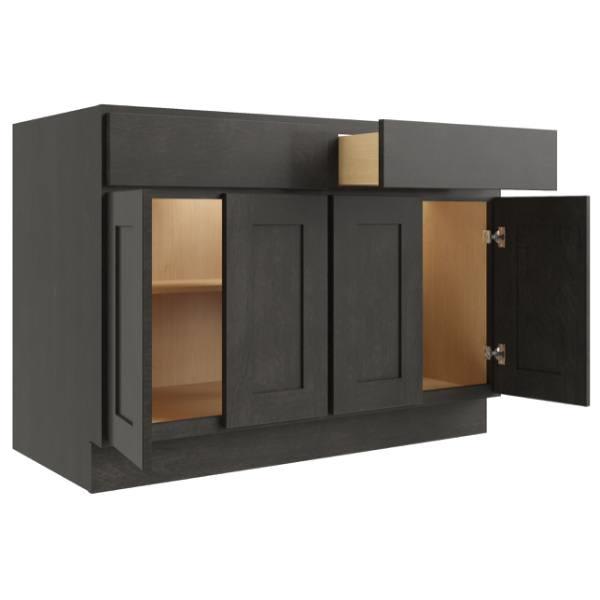 Cnc Cabinetry Luxor Smoky Grey Base Cabinet 42w X 34.5h