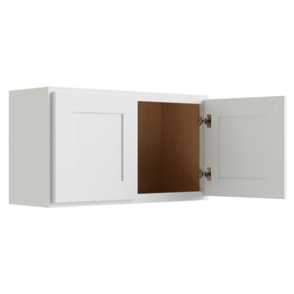 Cnc Cabinetry Luxor White Wall Cabinet 24w X 18h