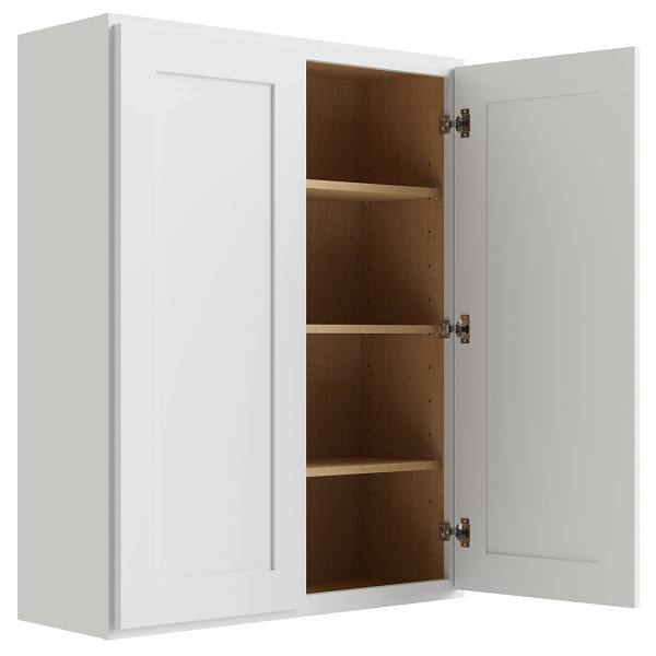 Cnc Cabinetry Luxor White Wall Cabinet 24w X 36h