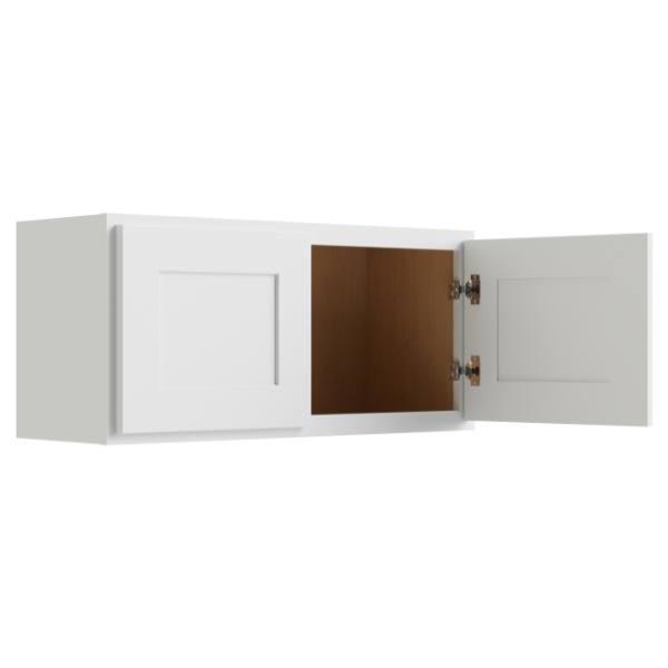 Cnc Cabinetry Luxor White Wall Cabinet 24w X 15h