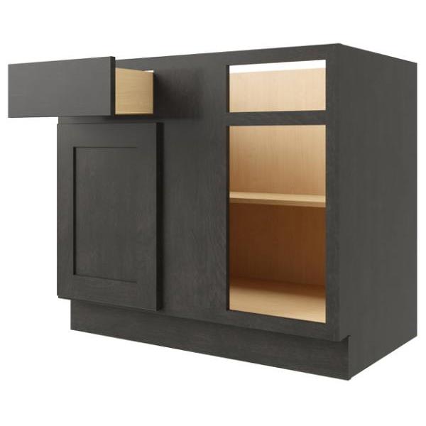 Cnc Cabinetry 45 X 34.5 In. Luxor Right Blind Base Cabinet (Smoky Grey)