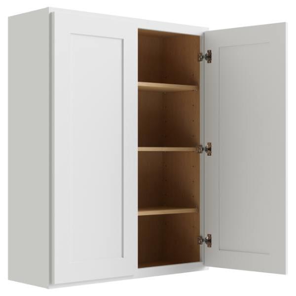 Cnc Cabinetry Luxor White Wall Cabinet 42w X 42h