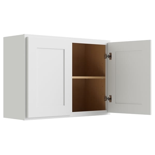 Cnc Cabinetry Luxor White Wall Cabinet 24w X 24h