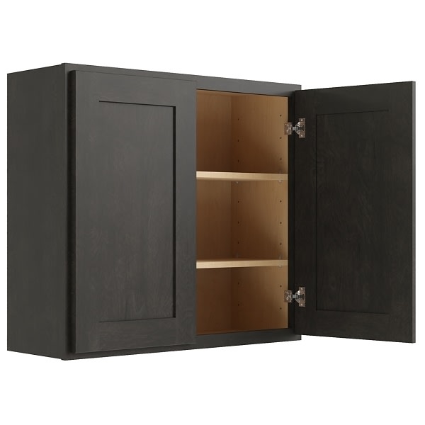 Cnc Cabinetry Luxor Smoky Grey Wall Cabinet 18w X 42h