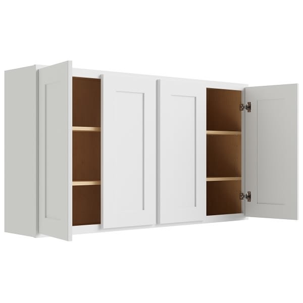 Cnc Cabinetry Luxor White Wall Cabinet 48w X 30h