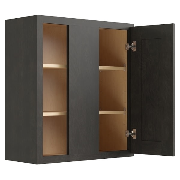 Cnc Cabinetry Luxor Smoky Grey Blind Wall Cabinet 36w X 30h