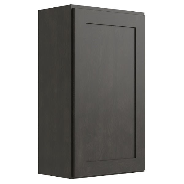 Cnc Cabinetry Luxor Smoky Grey Wall Cabinet 12w X 36h