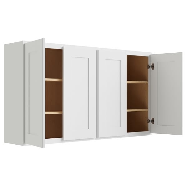 Cnc Cabinetry Luxor White Wall Cabinet 48w X 24h