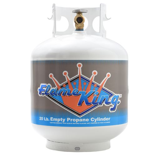 LP Gas Cylinder, 20 lb. Propane Tank with Safety Plug (Empty Tank)