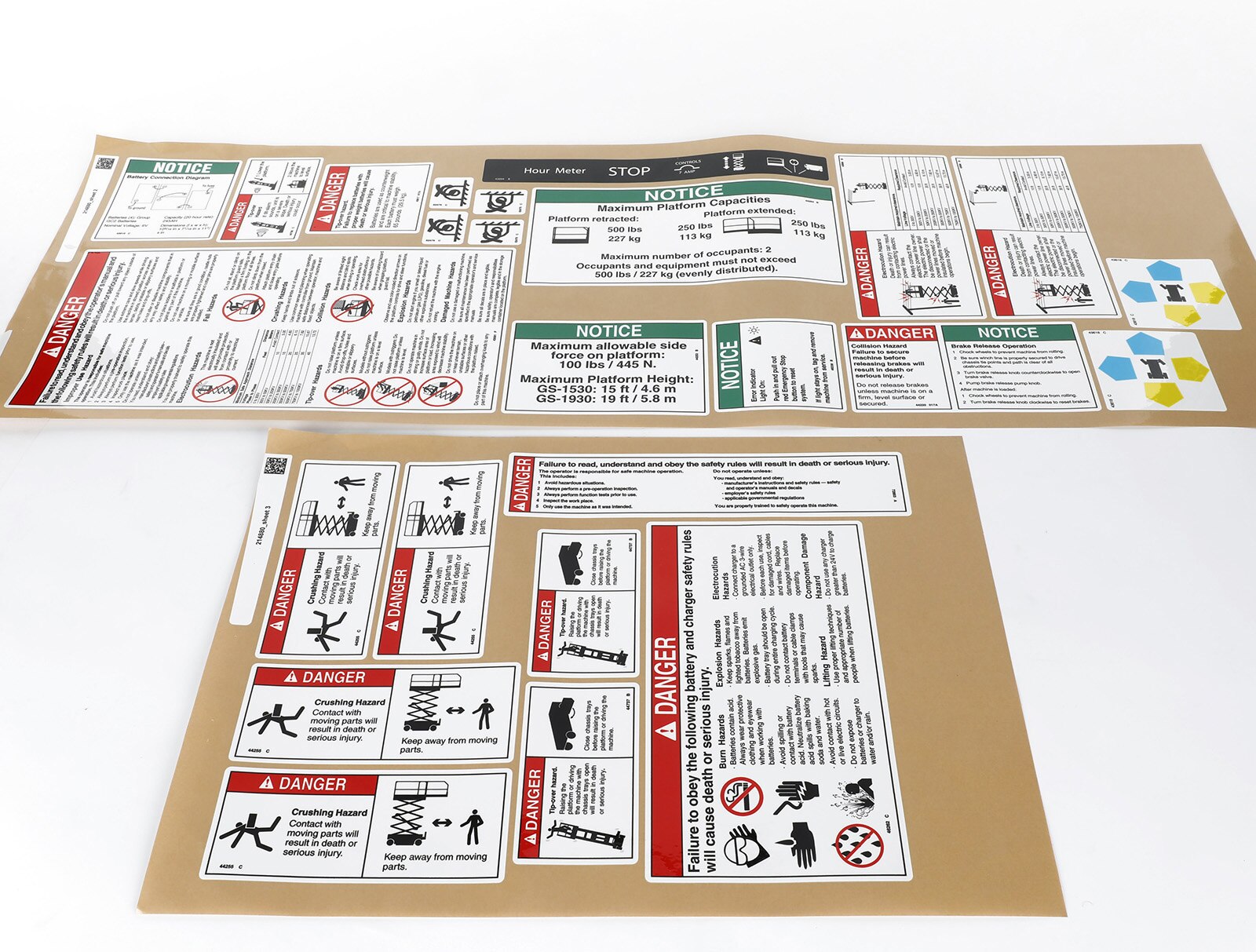 Genie Part # 214880GT – Decal Kit