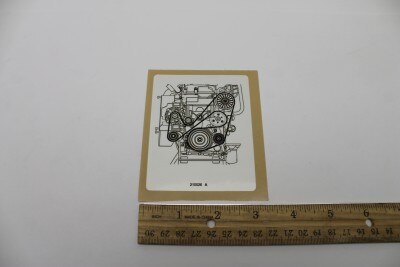 Genie Part # 215526GT – Decal, Label, Belt