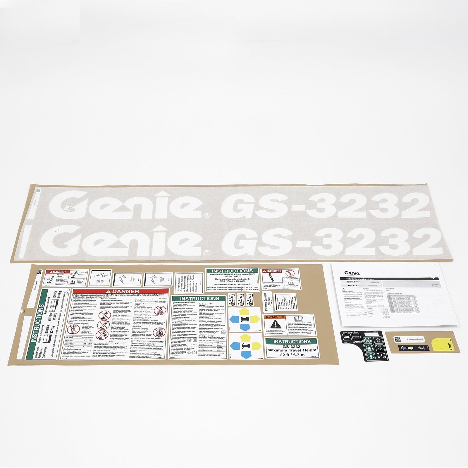 Genie Part # 217255GT – Decal Kit