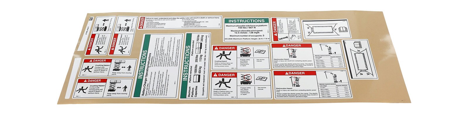 Genie Part # 217260GT – Decal Kit