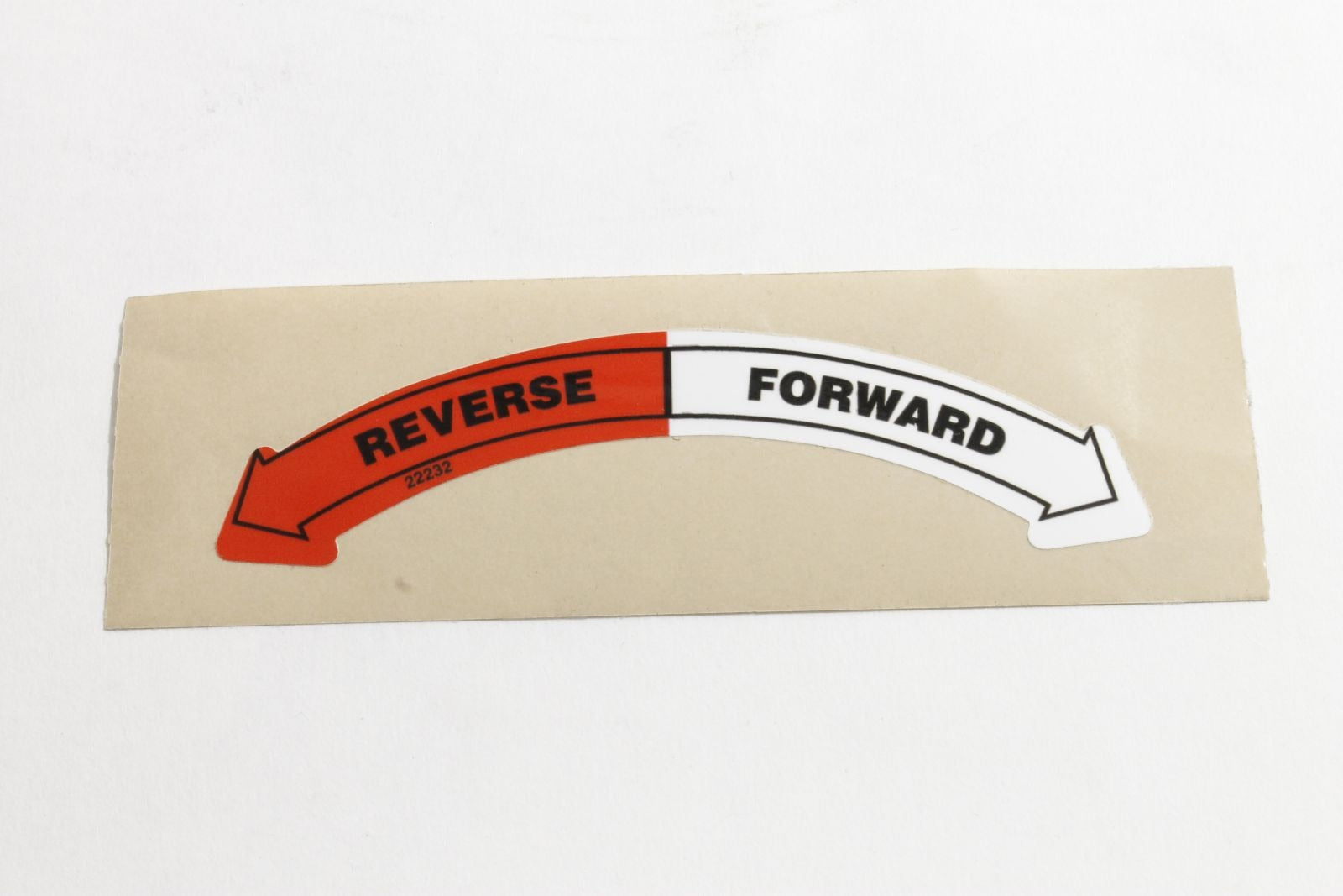 Genie Part # 22232GT – Decal, "Reverse-Forward" Boom