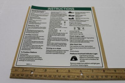 Genie Part # 226519GT – Decal