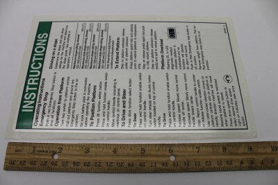 Genie Part # 227261GT – Decal