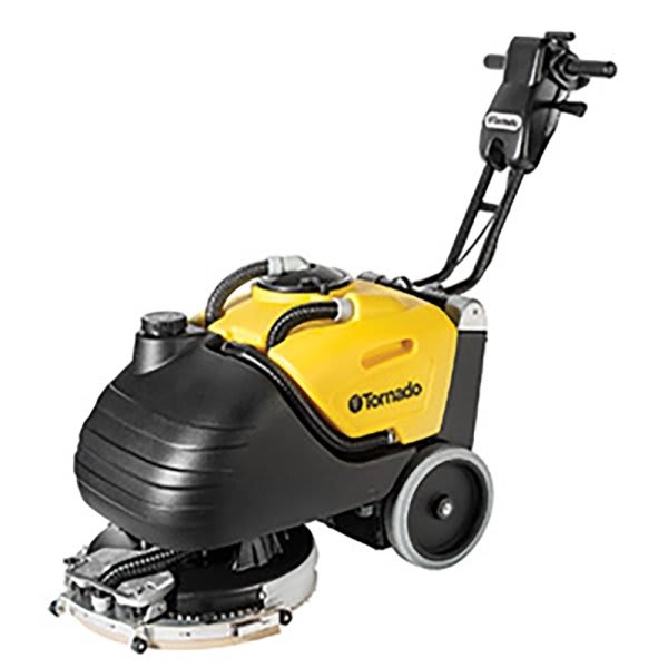 Tornado 17 In. Disc Scrubber, Brush Assist