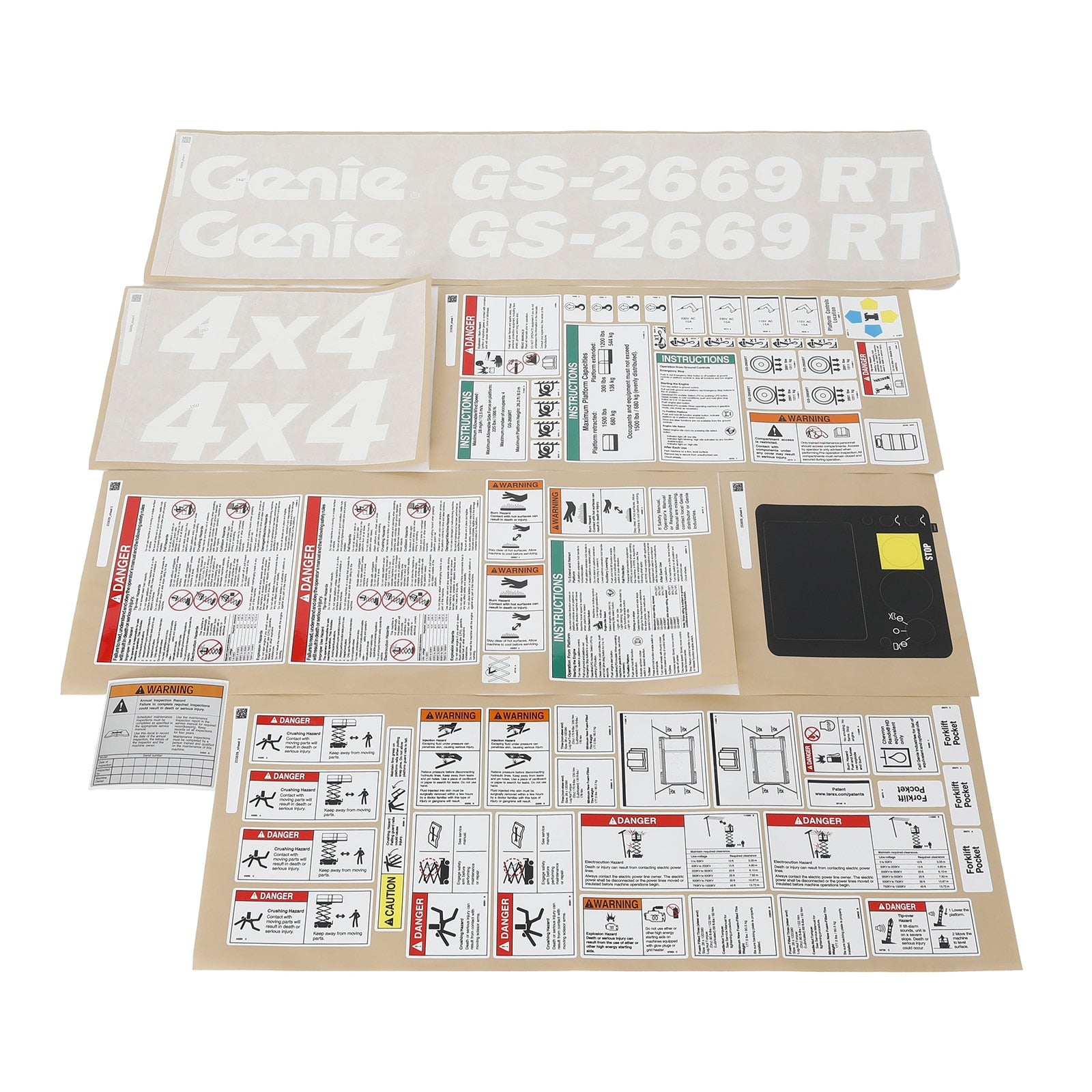 Genie Part # 233039GT – Decal Kit