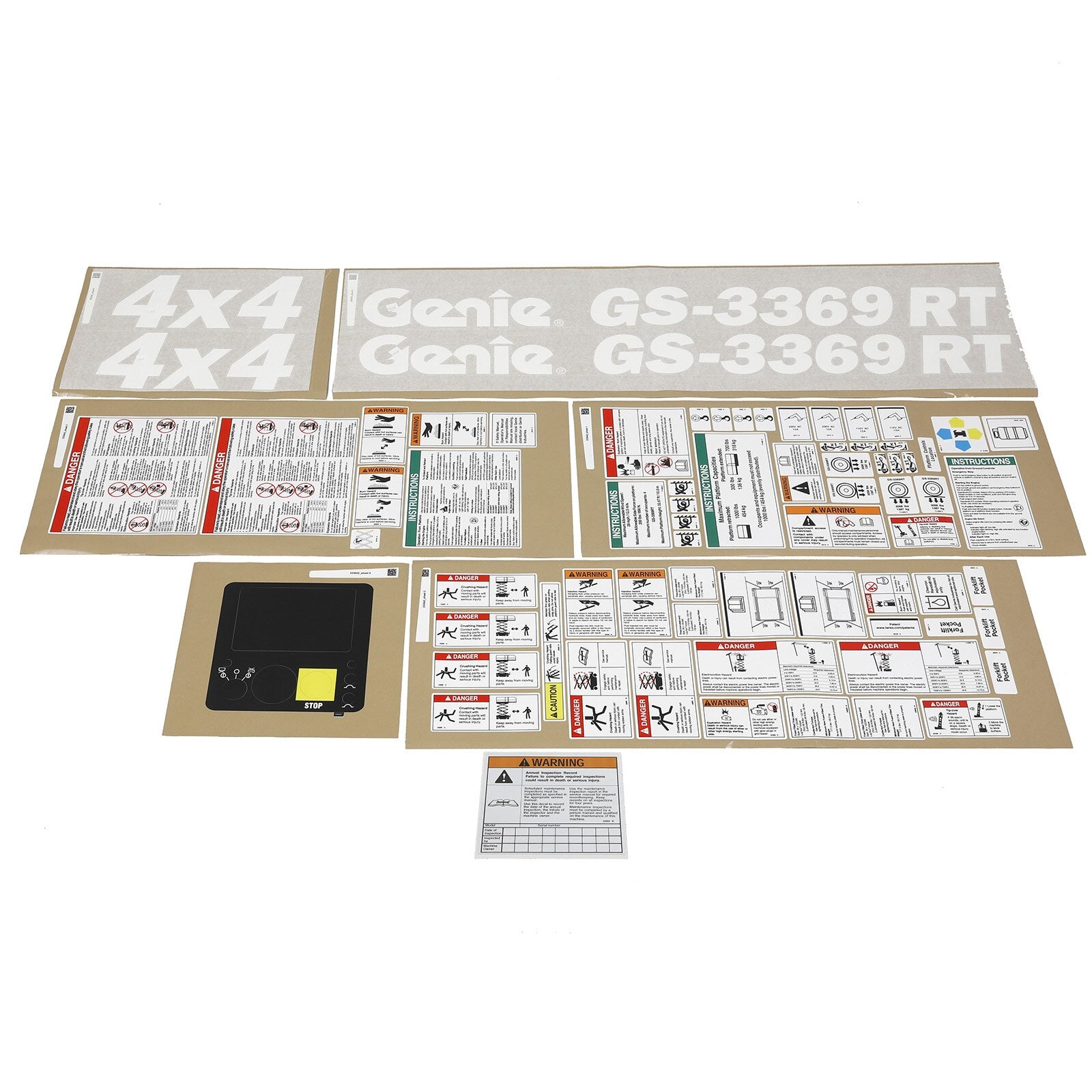 Genie Part # 233042GT – Decal Kit