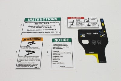 Genie Part # 233935GT – Decal Kit