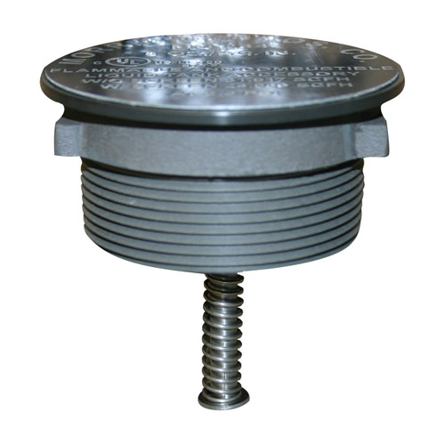 Morrison 244OM 2 in. Male Threaded Emergency Vent - 16 oz/sq inch - Aluminum