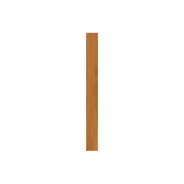 Hampton Bay 3 in. W x 30 in. H x 0.75 in. D Assembled Raised Panel Filler, Medium Oak