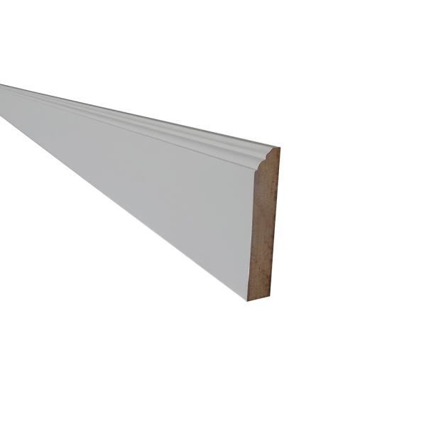 Express Shaker Veiled Gray Plywood Kitchen Cabinet Base Furniture Molding 96 In. W X 0.75 In. D X 4 In. H