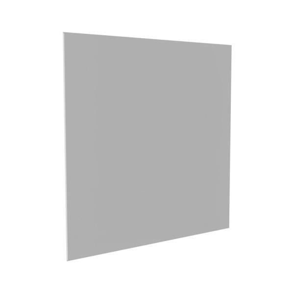 Express Shaker Veiled Gray Plywood 0.25 In. W X 48 In. D X 48 In. H Kitchen Cabinet Island Skin End Panel
