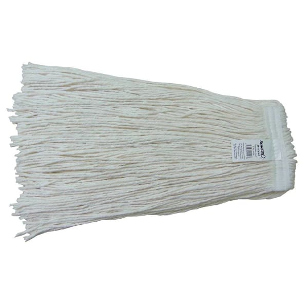 Renown 24 Oz 1 In 4-Ply White Headband Rayon Cut End Mop Head, Case Of 6