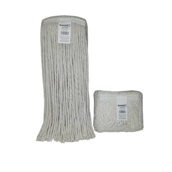 Renown 16 Oz 1 In 4-Ply Natural Cotton Headband Cut End Mop Head, Case Of 6