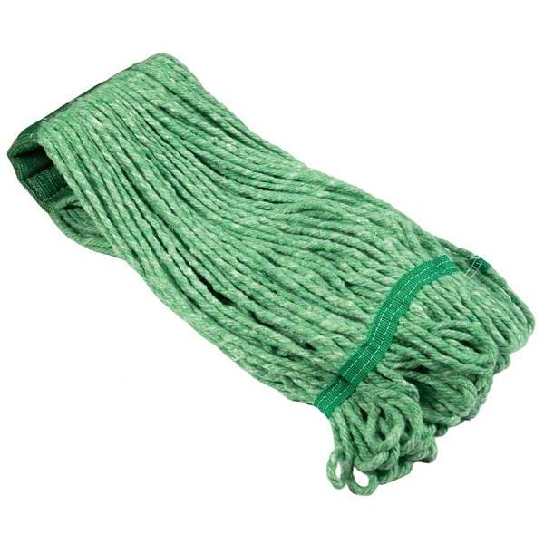 Renown 5 In. Headband 16oz Green Blend Looped String Mop Package Of 2