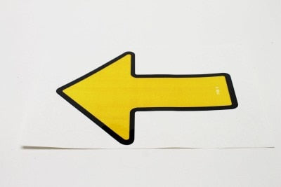 Genie Part # 27205GT – Decal, Arrow Yellow Lrg 9"